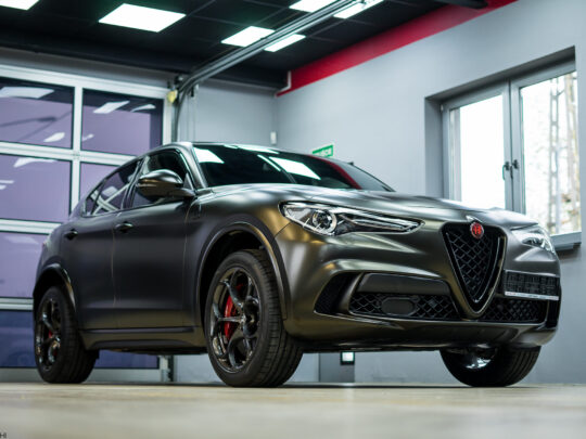 Alfa Romeo Stelvio 1 – Zmiana koloru auta Wrocław | Realizacja FCD Cars